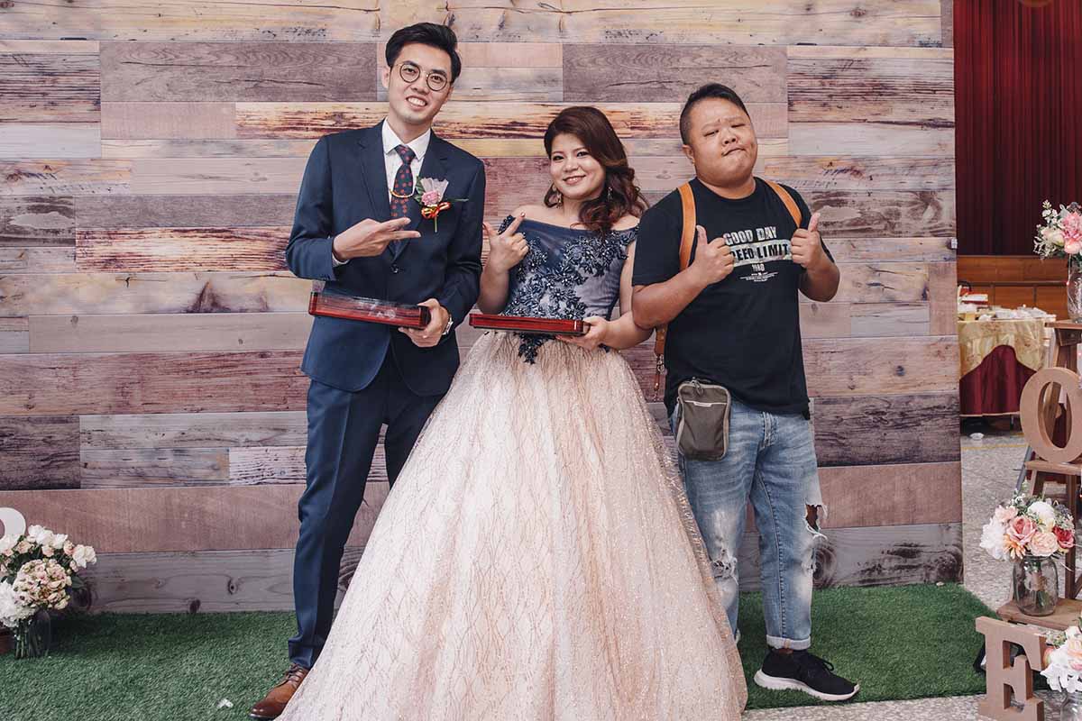 婚禮搶先版,彰化婚禮, 學校禮堂,婚禮紀錄